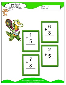 İşlemler yaprak test